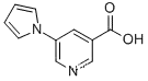 Molecular Structure of 690632-31-6 (5-(1H-Pyrrol-1-yl)nicotinic acid)